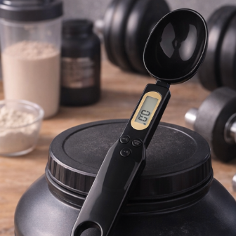 cuillère a balance digitale noir